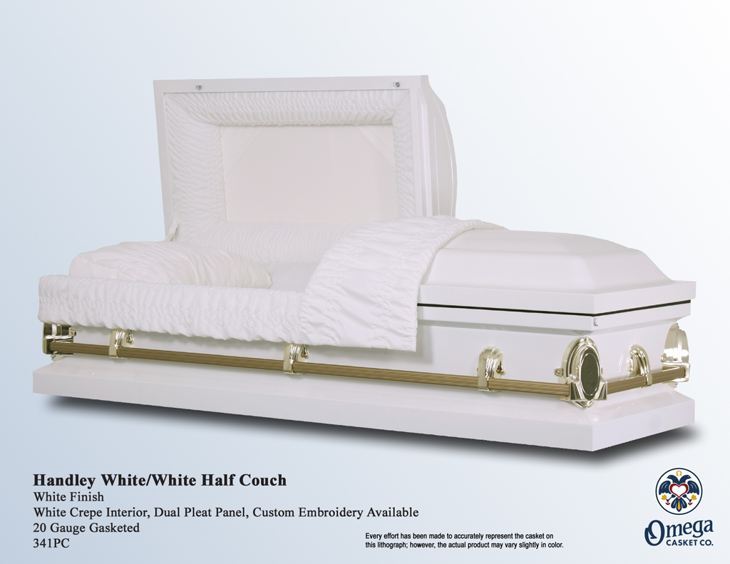 Handley White White Half Couch